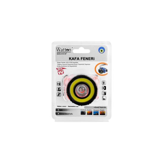 Tedost Güçlü Pilli Kafa Lambası Watton WT-607