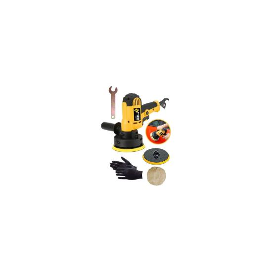 Sturdy Tam Profesyonel 6 Kademe Devir Ayarlı 125 mm Zımpara Araba Pasta Cila Polisaj Makinesi
