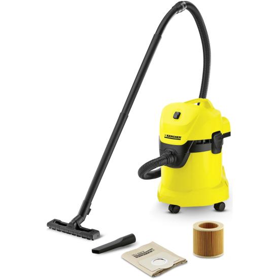 Karcher Wd 3 Islak & Kuru 1000W 17 Litre Çok Amaçlı Elektirikli Süpürge