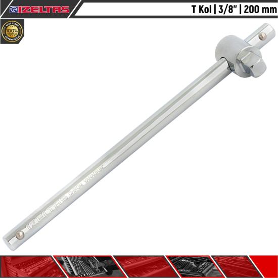 İzeltaş T Kol | 3/8’’ | 200 mm