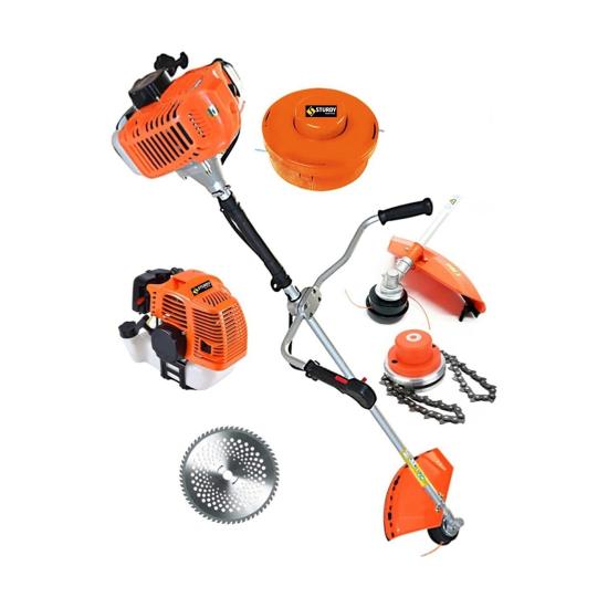 Sturdy 20-Hpt Yan Tipi Benzinli Motorlu Ot Çalı Tırpanı Çim Biçme Makinesi Tırpan + Canavar Başlık