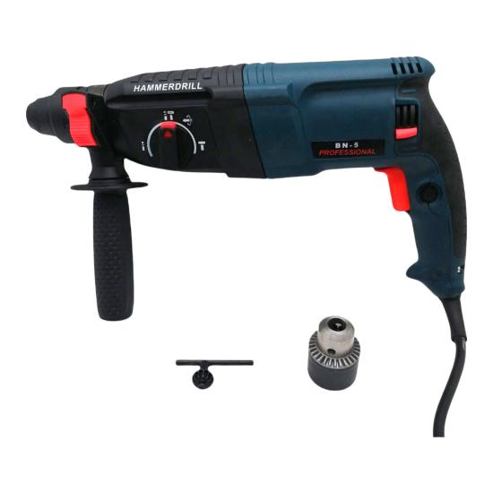 BN-5 HD Hammer Drill -1387 Elektrikli Profesyol Darbeli Hilti Matkap 26MM Çantalı (4767) - MCT8436-9992