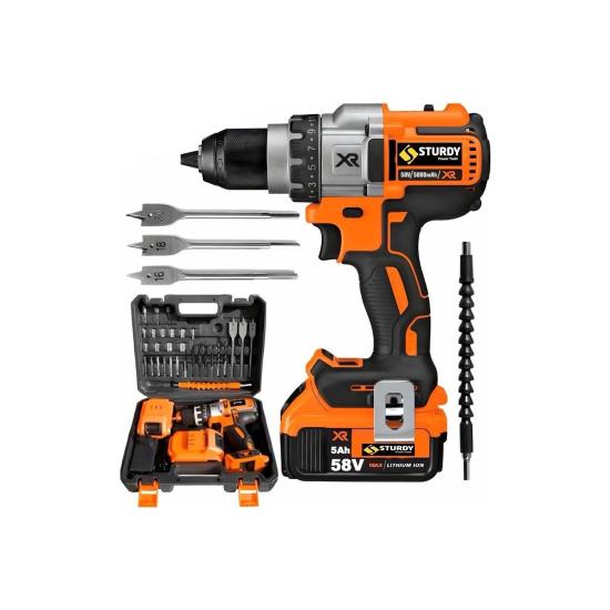 Sturdy 256 Fw Xr Metal Şanzıman 30 Parça  Çift Akülü Şarjlı Matkap Akülü Vidalama