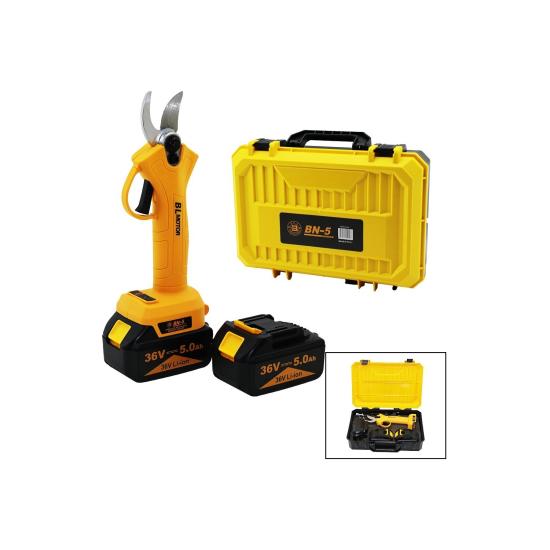 BN-5 Cordless Shear Yellow Bn-5 HS-155  Şarjlı  Bağ Makası  2 Batarya - 36V 5.0AH  GO5060GOK111673