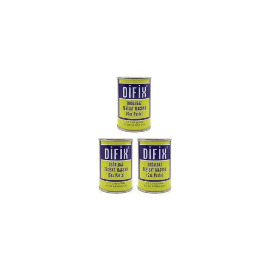 Difix Doğalgaz Macunu 350 gr 3 Adet