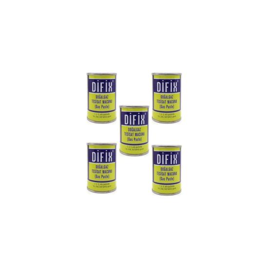 Difix Doğalgaz Macunu 350 gr 5 Adet