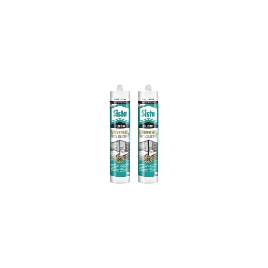 Sista Üniversal Silikon Beyaz 280ML 2 Adet