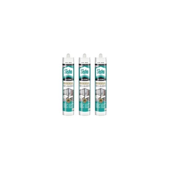 Sista Üniversal Silikon Beyaz 280ML 3 Adet