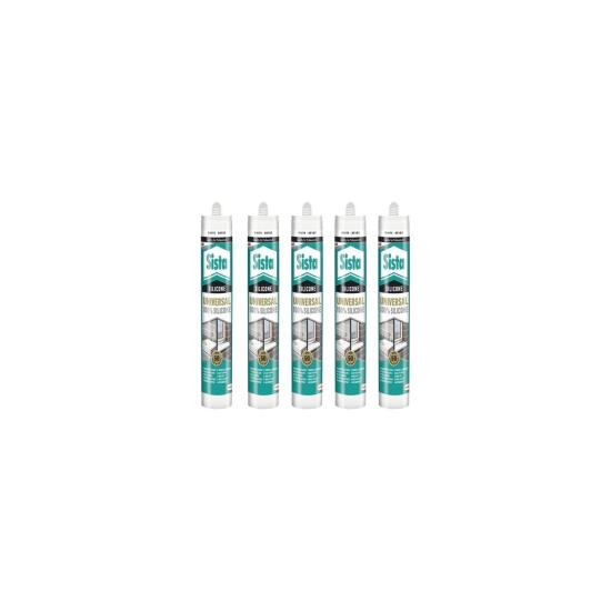 Sista Üniversal Silikon Beyaz 280ML 5 Adet