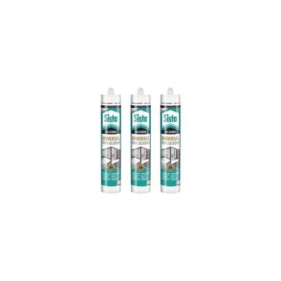 Sista Üniversal Silikon Şeffaf 280ML 3 Adet