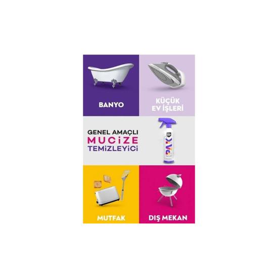 Selsil Pak  500 ml Mucize Köpük Sprey Yağ Sökücü