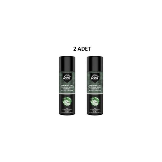 Selsil Elektronik Devre Kart Temizleme Spreyi 200ML 2 Adet
