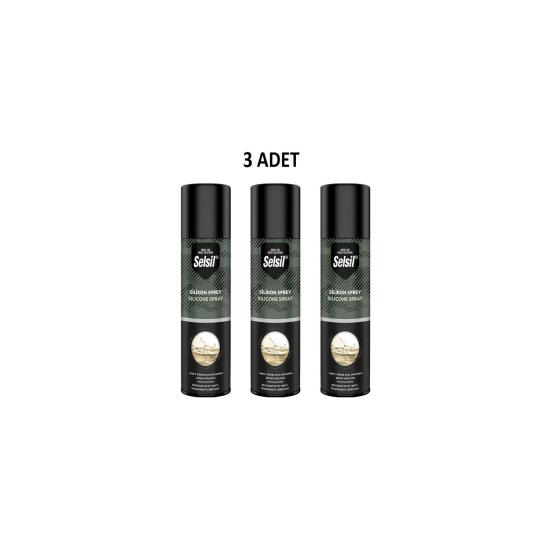 Selsil Silikon Sprey 200 ml 3 Adet