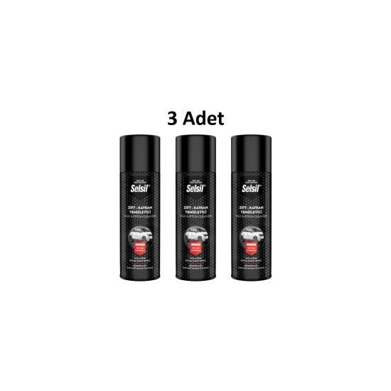 Selsil Zift Katran Temizleyici Sprey 200 ml 3 Adet