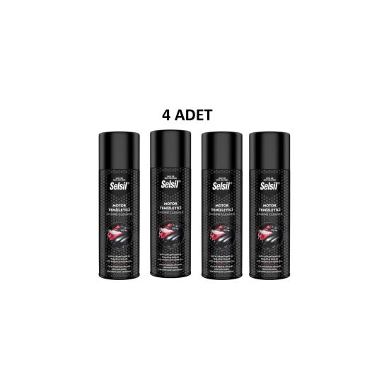 Selsil Susuz Motor Temizleme Spreyi 500ML 4 Adet