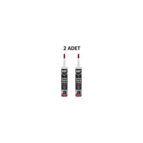 Selsil Ultra Tack Beyaz Silikon 290 ml 2 Adet