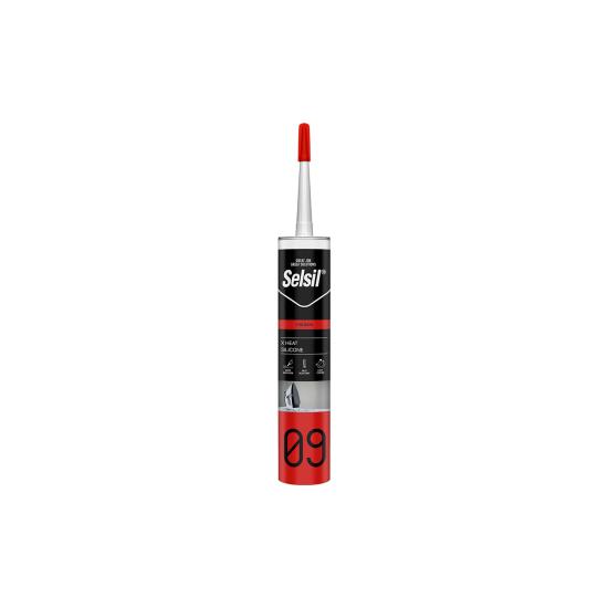 Selsil x Kırmızı 150 Derece Isıya Dayanıklı Silikon 280ML
