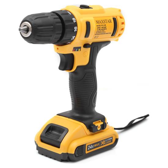 Maxstar Tools Turbo 18V 1.300 Ma Turbo X2 Li-Ion Çift Akülü Profesyonel Vidalama Şarjlı Matkap