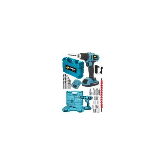 Sturdy Max Tools 46 V 5 Ah Li-On Çift Akülü Finctional SERİ 27 PARÇA SETLİ Turbo Vidalama MATKAP