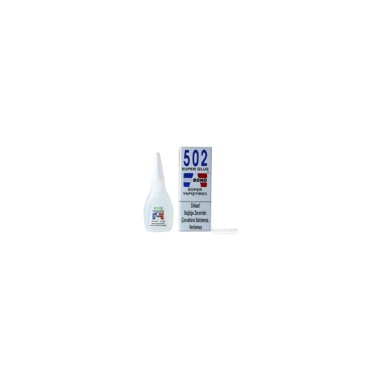 Evobond 502 Yapıştırıcı 20 gr Hızlı Yapışma ve Dayanıklı Formül ile Pratik Kullanım