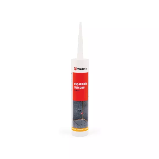WÜRTH DUŞAKABİN SİLİKONU BEYAZ 310ML