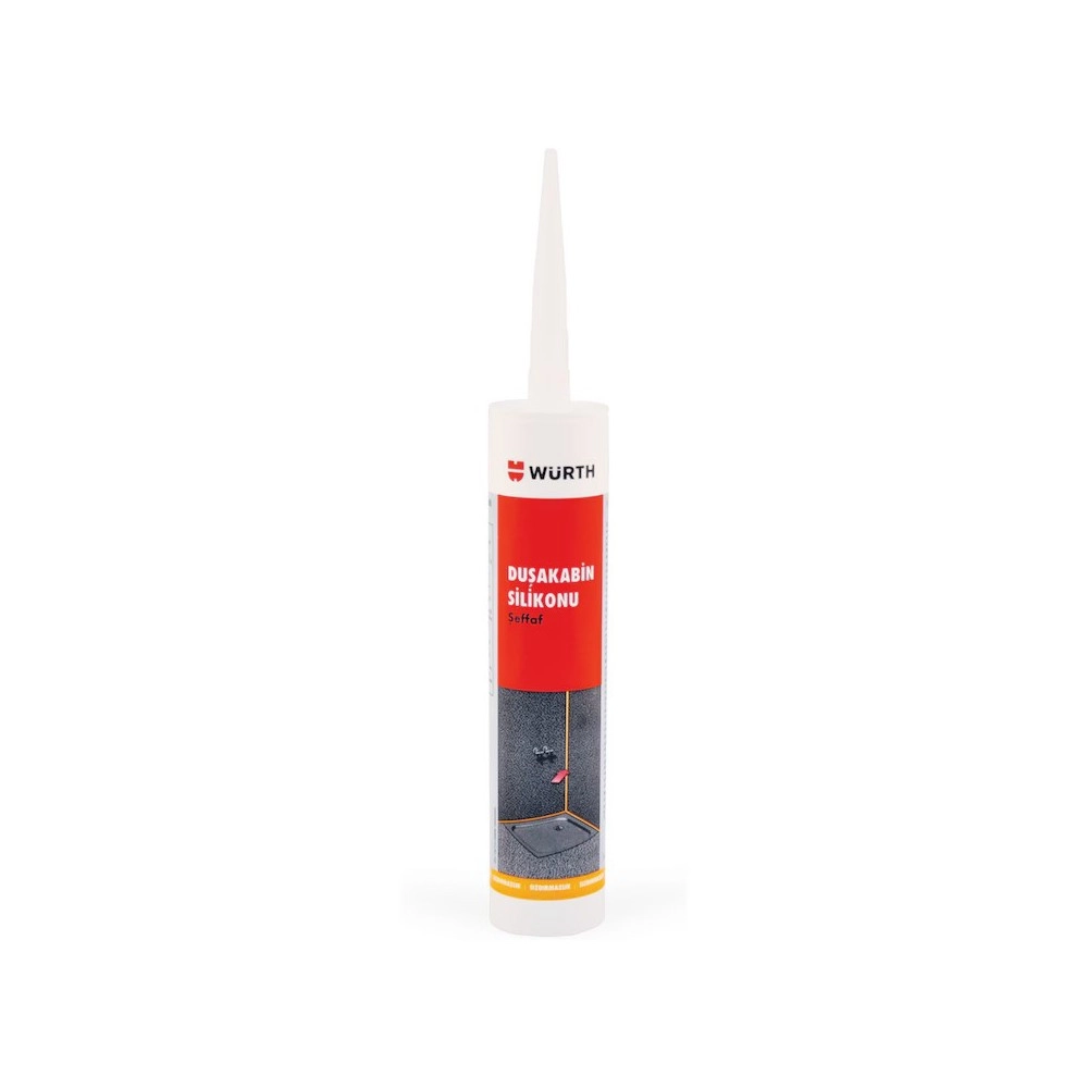 WÜRTH DUŞAKABİN SİLİKONU BEYAZ 310ML
