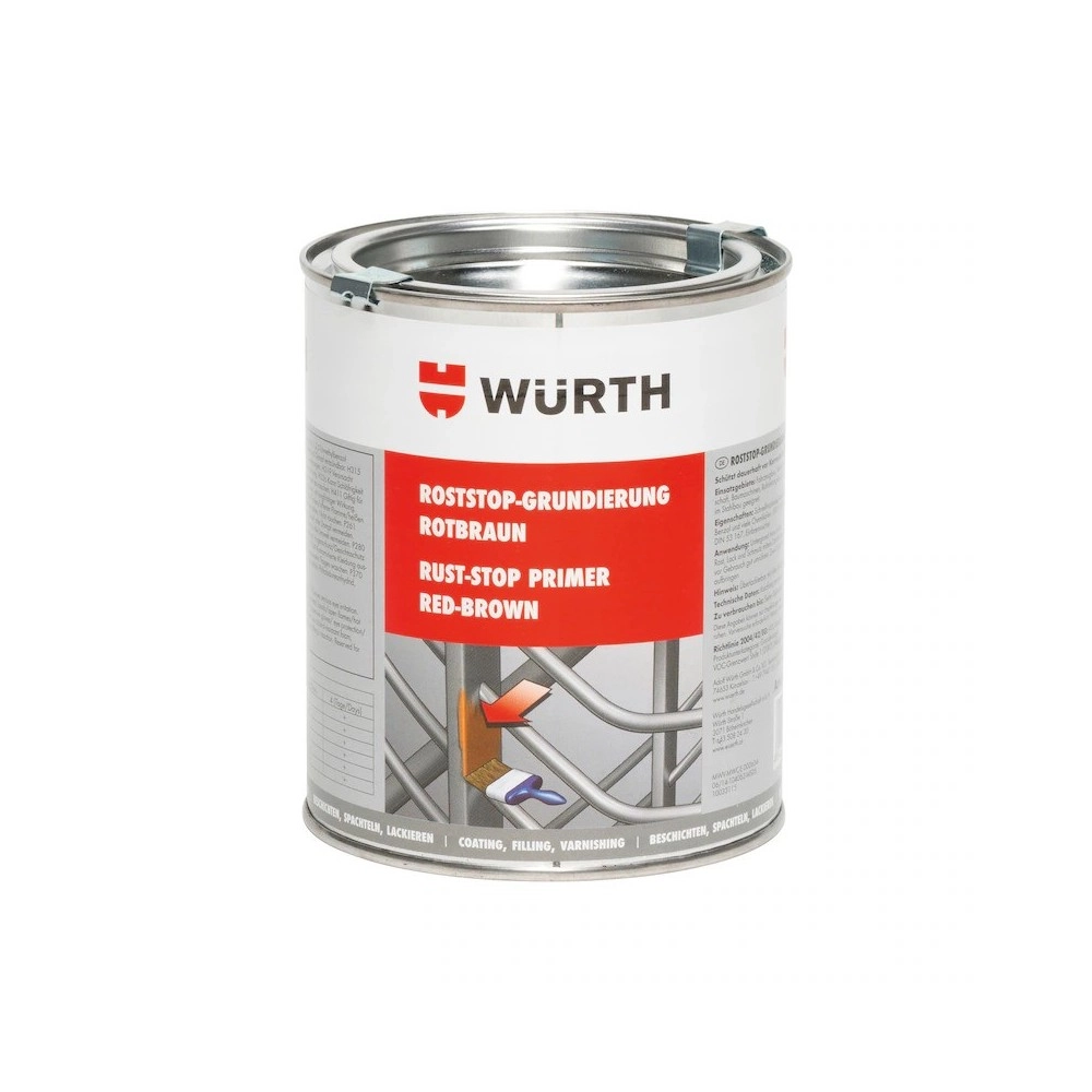 WÜRTH Pas Astar Boya PAS ASTAR BOYA KIRMIZ IKAHVERENGİ 750ML