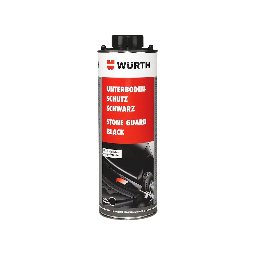 WÜRTH PÜTÜR ALT KORUMA BOYASI SİYAH 1LT